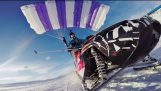 Flying snowmobile – 1,5km उच्च पहाड़