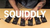 Techno música com 6 calculadoras