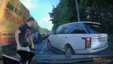 خلاف بين السائقين في روسيا