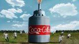 10.000 litre Coca Cola kabartma tozu ile karıştırılır