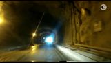 Ett underligt fenomen i dammen tunneln Ituango