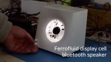 Ferrofluid screen on a speaker