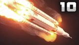10 neúspešných štartov vesmírnych rakiet