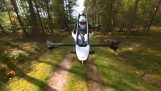 Jetson ONE flies in a forest