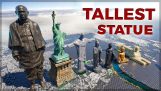 Vergleichen Sie die Größe der größten Statuen der Welt