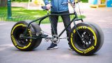 Bicycle with wheels from Formula 1