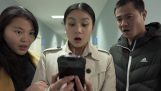 Hirdetés smartphone Kínából