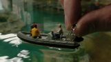 דגמים זעירים ימיים על Miniatur Wunderland