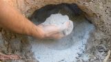 Herstellung von Zement aus der Asche