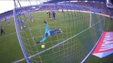 Impressive repulse by the keeper Odense