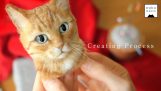 Realistiske portrætter af katte