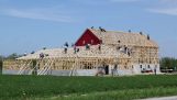 Amish bouwen van een schuur 10 uur