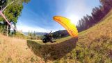 Speedflying paragliding