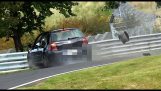 El giro más peligrosa en el circuito de Nürburgring