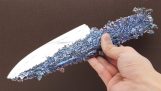 A sharp knife from bismuth