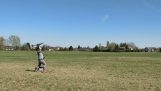 The shortest flight with an RC plane
