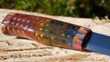 mango del cuchillo de lápices de colores