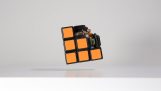 A Rubik's Cube that hovers and solves itself
