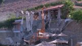 O louco restaurante restaurateur demolida (Albânia)