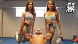 Gewichtheber bench-presses zwei Frauen gleichzeitig | New York Post