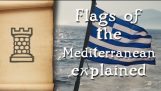 Flagg Middelhavet forklart