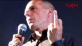 Varoufakis はドイツに指を与える
