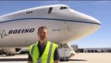 एक लाख पाउंड 747-8 कैसे टेस्ट यह ब्रेक है