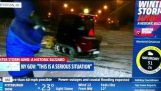 New York City Blizzard Juno 2015: Snö plog munkar