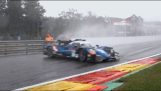 Race drivers save their vehicles at the last minute