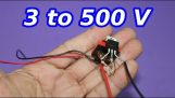 ミニチュア電圧ブースター. 3〜500 V