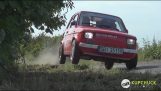 Den galna förare med Fiat 126
