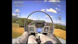 Fjernstyrede kamera i Eurofighter cockpit
