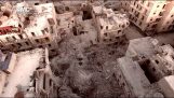 Aleppo Syrien efter fem års krig