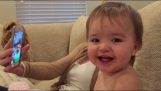 Two babies discuss in video