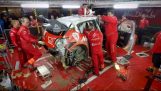 Inženýři Citroen opravit poškozené auto za tři hodiny