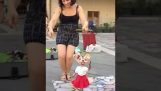 Eine Marionette tanzen Despacito