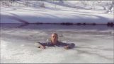 Ako ušetriť, ak ste pádu na zamrznutom jazere