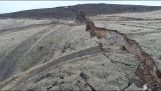 L'immense terrain glissant dans Rattlesnake Ridge