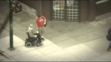 Cadeira de rodas de negócios