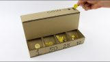 Sortiermaschine aus Karton Münzen