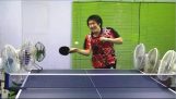 Japanische Trick im Tischtennis