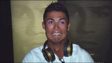 Il Cristiano Ronaldo sconvolto con reporter
