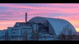Ochranný štít na ochranný kryt černobyľského reaktora