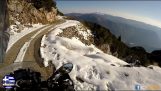 ग्रीस में मोटरसाइकिलों के साथ यात्रा