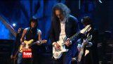 Metallica spelar tillsammans med Jeff Beck, Jimmy Page, Ron Wood och Joe Perry