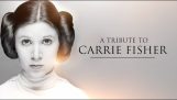 Las guerras de la estrella hizo un homenaje a Carrie Fisher