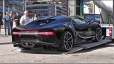 Levering av de første Bugatti chironides i Monaco