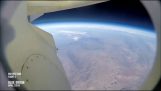 Landung aus dem Weltraum auf die Erde