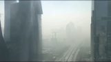 De vervuiling in de lucht van Peking