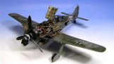 Modelshop: 裝配和油畫 Focke Wulf Fw190 飛機